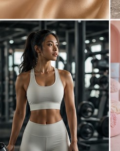 Tạo ảnh đồ tập athleisure năng động cho nữ/nam