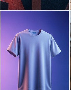 Tạo ảnh mockup áo thun nền gradient nổi bật cho shop in áo