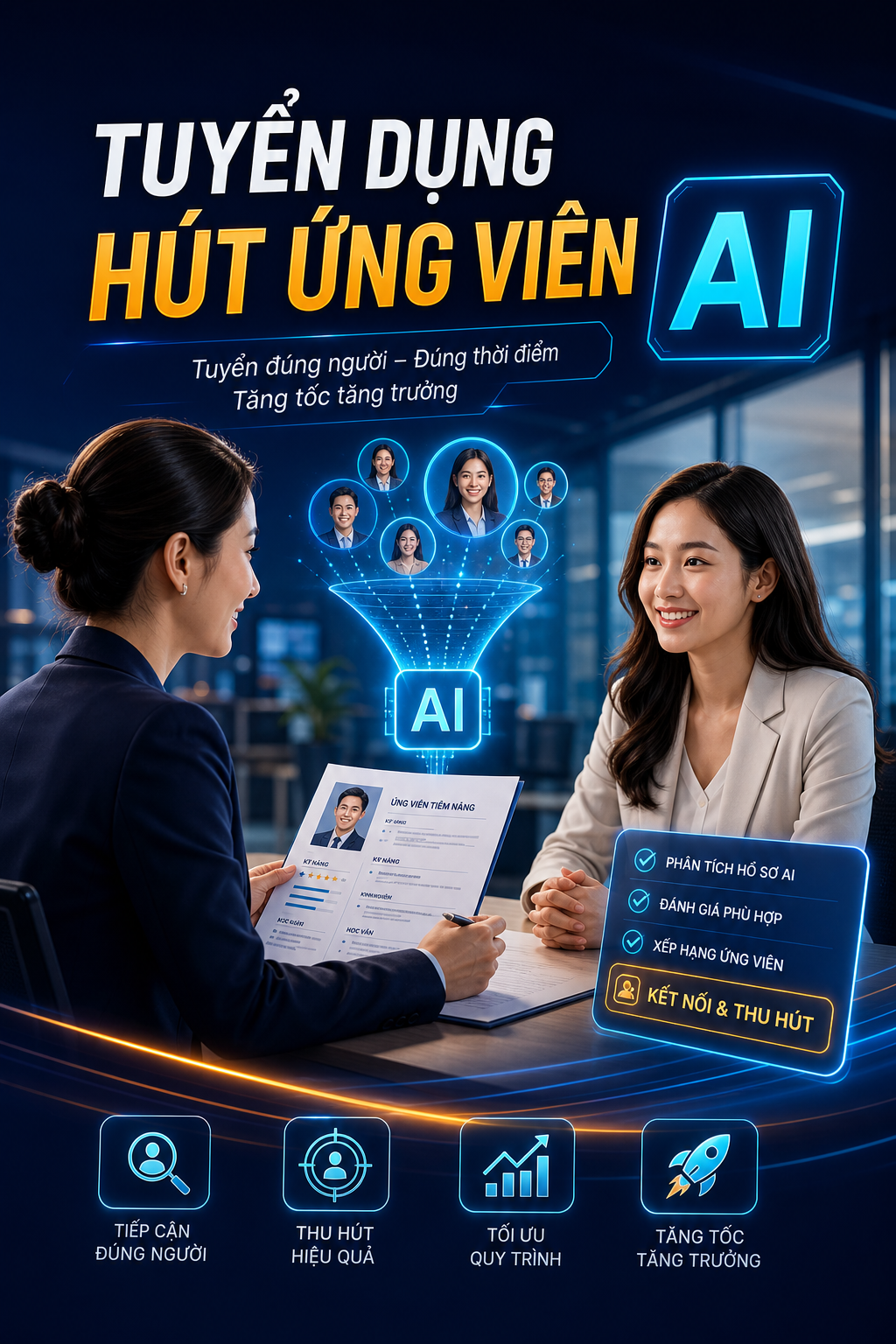 Tuyển Dụng Hút Ứng Viên AI